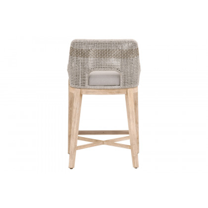 Essentials Woven Tapestry Counter Stool - Taupe White
