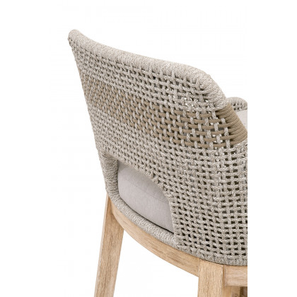 Essentials Woven Tapestry Counter Stool - Taupe White