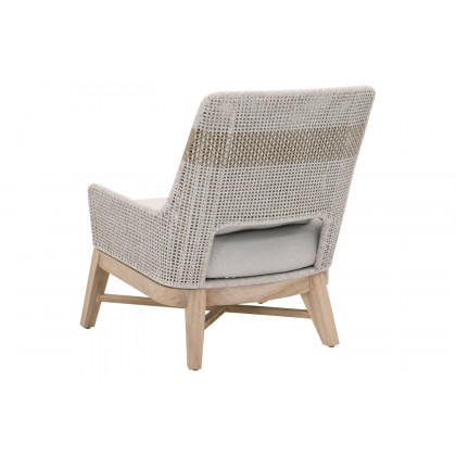 Essentials - Woven Tapestry Outdoor Club Chair in Taupe