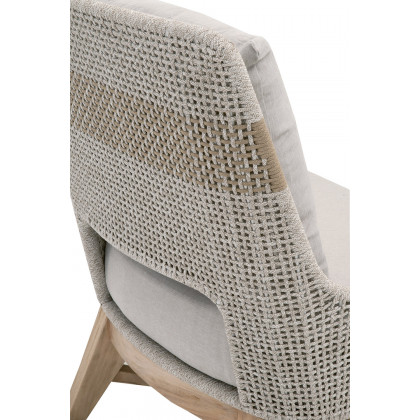 Essentials - Woven Tapestry Outdoor Club Chair in Taupe