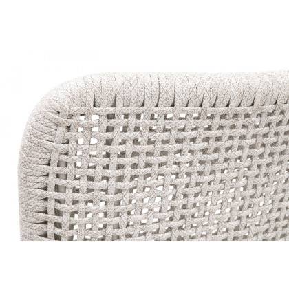 Essentials Woven Mesh Counter Stool - White Speckle Natural Gray