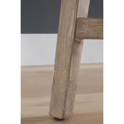 Essentials Woven Mesh Counter Stool - White Speckle Natural Gray