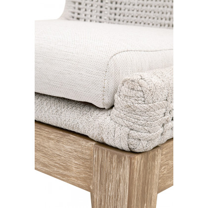 Essentials Woven Mesh Dining Chair, Set of 2 - White Speckle Natural Gray