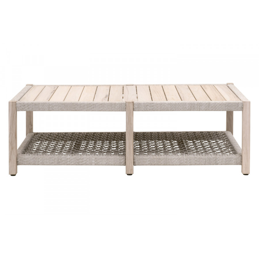 Essentials Woven Wrap Outdoor Coffee Table - Taupe