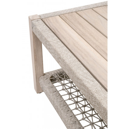 Essentials Woven Wrap Outdoor Coffee Table - Taupe