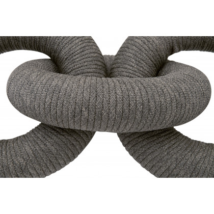Essentials - Woven Crew Rope Link in Dove Flat Rope
