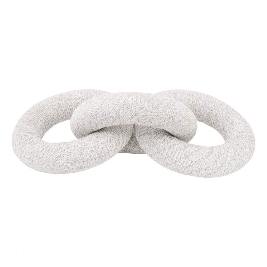 Essentials - Woven Crew Rope Link in White Speckle Flat Rope