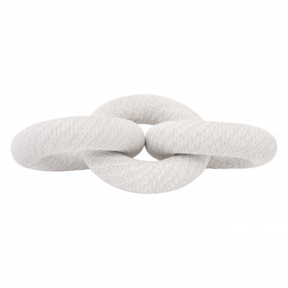 Essentials - Woven Crew Rope Link in White Speckle Flat Rope