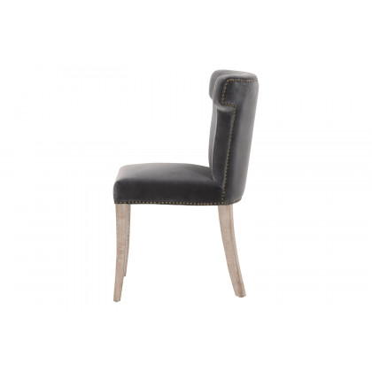 Essentials Celina Dining Chair - Dark Dove Velvet