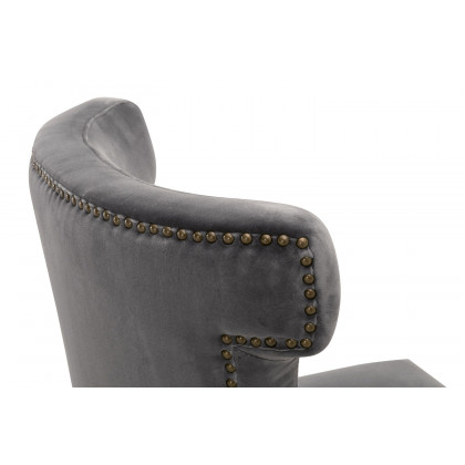 Essentials Celina Dining Chair - Dark Dove Velvet