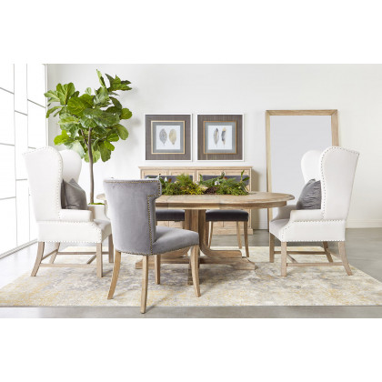 Essentials Celina Dining Chair - Dark Dove Velvet