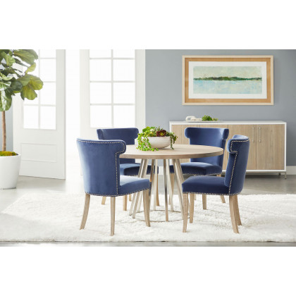 Essentials Celina Dining Chair - Denim Velvet