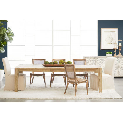 Essentials Levi Slipcover Dining Chair, Set of 2 - Jute