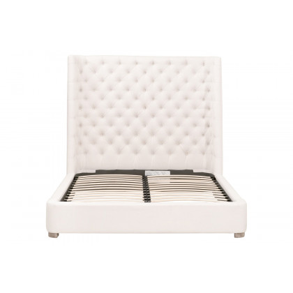Essentials Barclay Queen Bed - Livesmart Machale Ivory Natural Gray Oak