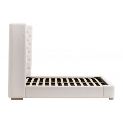 Essentials Barclay Queen Bed - Livesmart Machale Ivory Natural Gray Oak