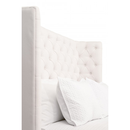 Essentials Barclay Queen Bed - Livesmart Machale Ivory Natural Gray Oak