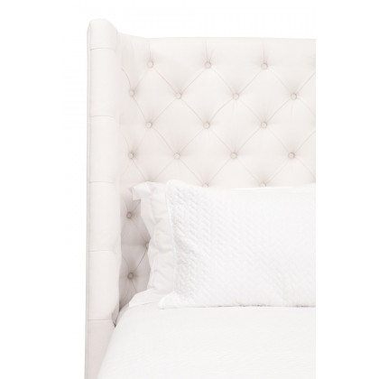 Essentials Barclay Queen Bed - Livesmart Machale Ivory Natural Gray Oak