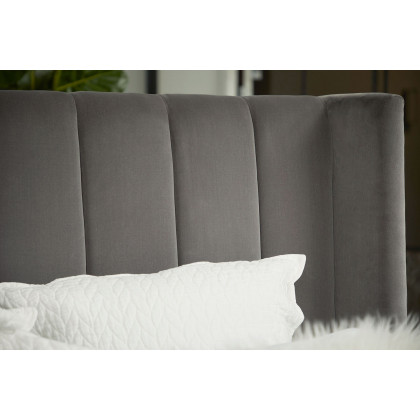 Essentials Chandler Cal King Bed - Dark Dove Natural Gray