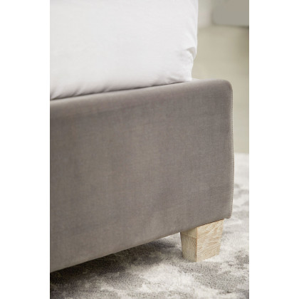 Essentials Chandler Cal King Bed - Dark Dove Natural Gray