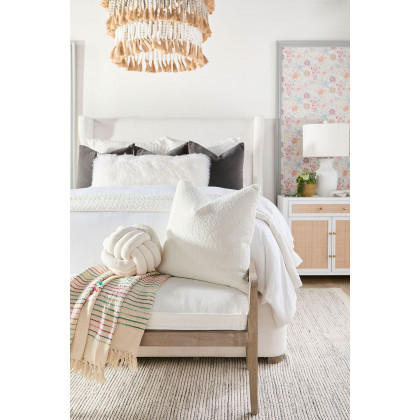 Essentials Balboa Queen Bed - LiveSmart Peyton Pearl and Natural Gray