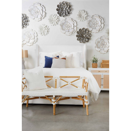 Essentials Balboa Queen Bed - LiveSmart Peyton Pearl and Natural Gray