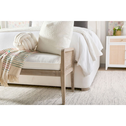 Essentials Balboa Cal King Bed - LiveSmart Peyton Pearl and Natural Gray