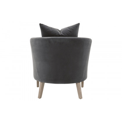 Essentials Gordon Club Chair - Dark Dove Velvet