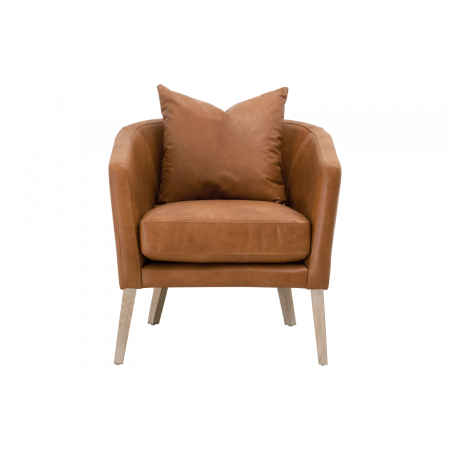 Essentials Gordon Club Chair - Whiskey Brown