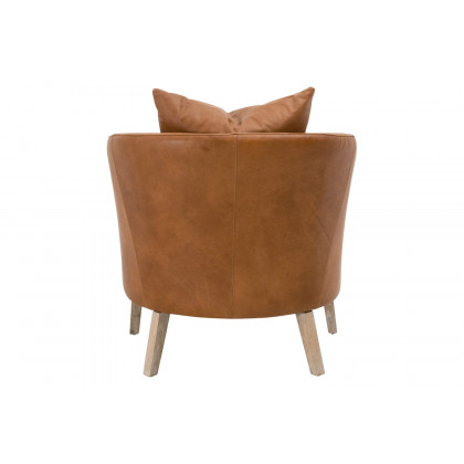 Essentials Gordon Club Chair - Whiskey Brown