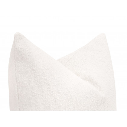 Essentials The Basic 26" Euro Pillow Set of 2 - Performance Boucle Snow