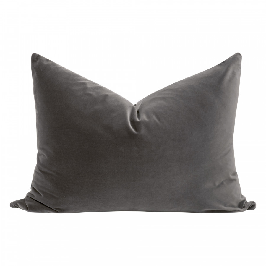 Essentials The Basic 34" Datch Pillow Set of 2 - Dark Dove Velvet