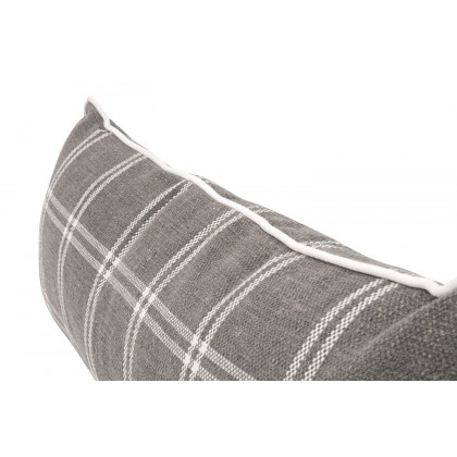 Essentials - The Not So Basic 34" Essential Lumbar Pillow, Set of 2 in Performance Walden Smoke