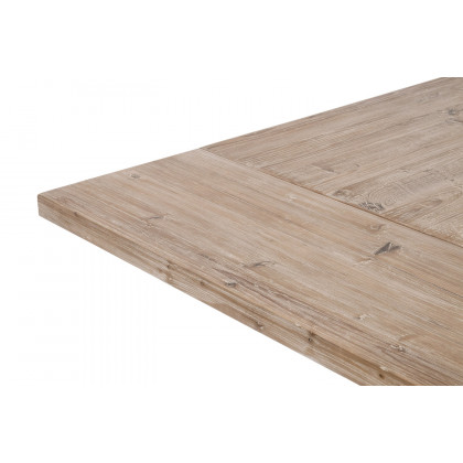 Essentials - Bella Antique Hayes Extension Dining Table in Smoke Gray Pine