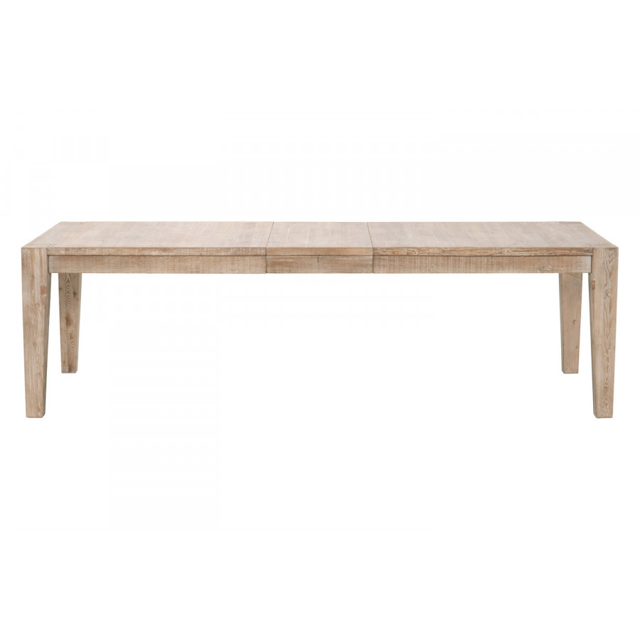 Essentials - Bella Antique Canal Extension Dining Table in Smoke Gray