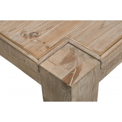 Essentials - Bella Antique Canal Extension Dining Table in Smoke Gray