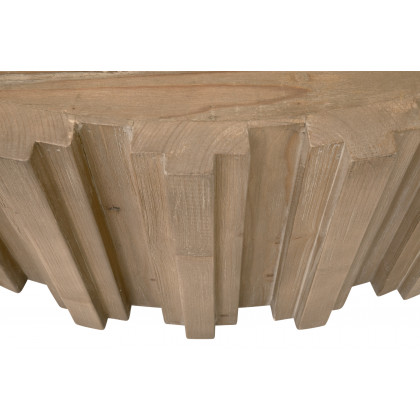 Essentials Bella Antique Roma Coffee Table - Smoke Gray Pine