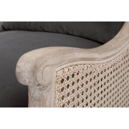 Essentials Churchill Club Chair - Dark Dove Velvet