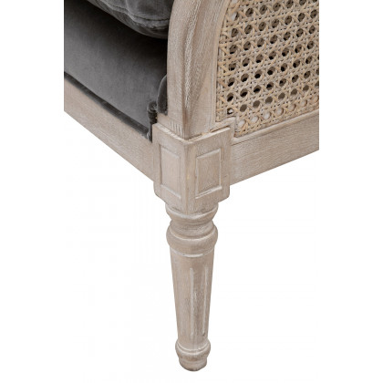 Essentials Churchill Club Chair - Dark Dove Velvet