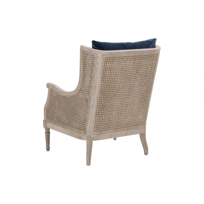 Essentials Churchill Club Chair - Denim Velvet