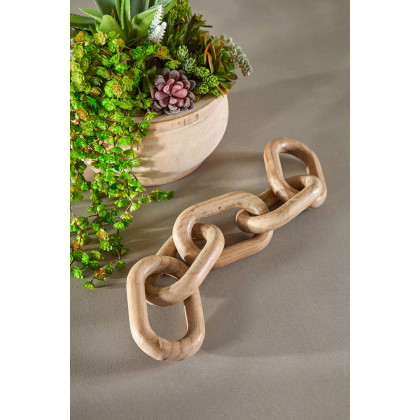 Essentials Bella Antique Cinq Wood Link - Smoke Gray Pine