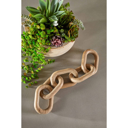 Essentials Bella Antique Cinq Wood Link - Smoke Gray Pine