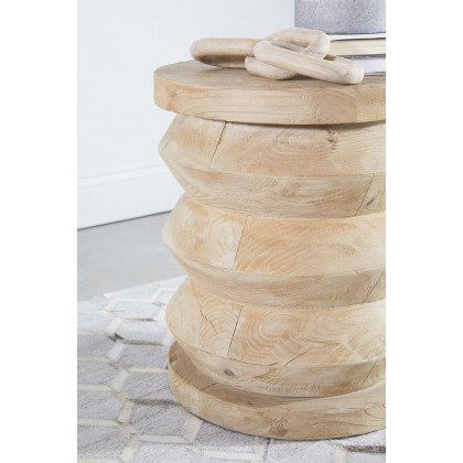 Essentials Bella Antique Cinq Wood Link - Smoke Gray Pine