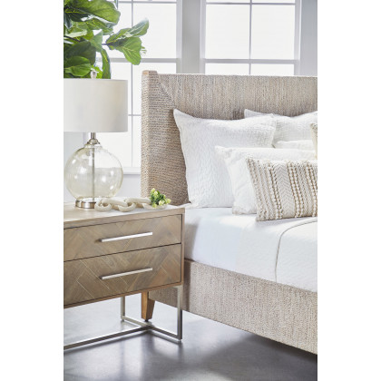 Essentials Bella Antique Cinq Wood Link - Smoke Gray Pine