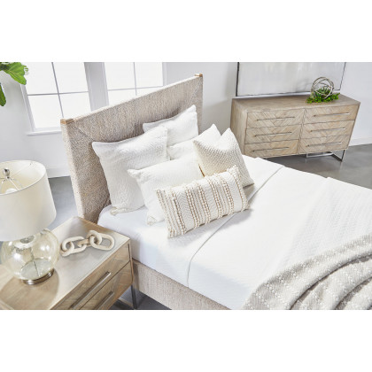 Essentials Bella Antique Cinq Wood Link - Smoke Gray Pine