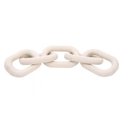 Essentials Bella Antique Cinq Wood Link - White Wash Pine