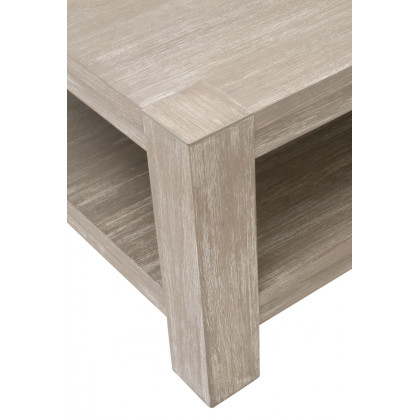 Essentials Adler Rectangular Coffee Table - Natural Gray Ash, Acacia