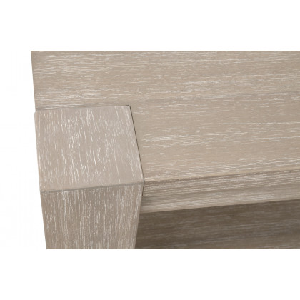 Essentials - Adler Square End Table in Natural Gray Ash, Acacia