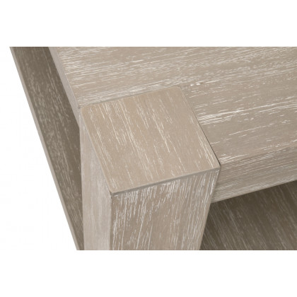 Essentials Adler Square Coffee Table - Natural Gray Ash, Acacia