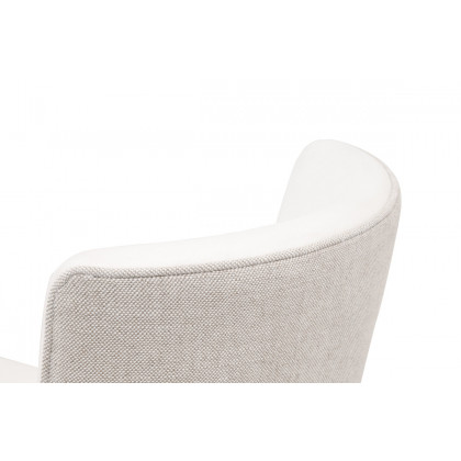 Essentials Duet Counter Stool - Performance Bisque French Linen, Natural Gray