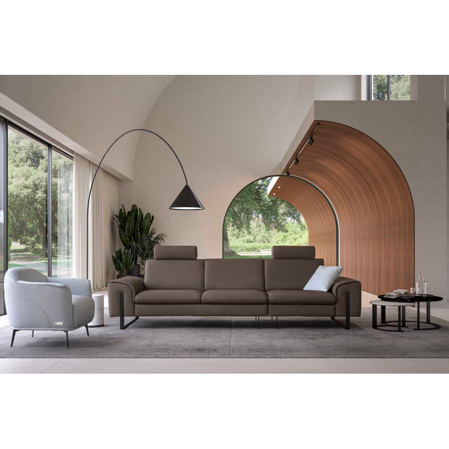 Estro IS 1035 Brest Sofa with Headrest - 87"